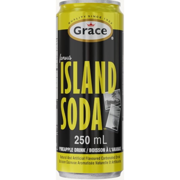 GRACE FAMOUS ISLAND SODA (CAN) : PINEAPPLE DRINK