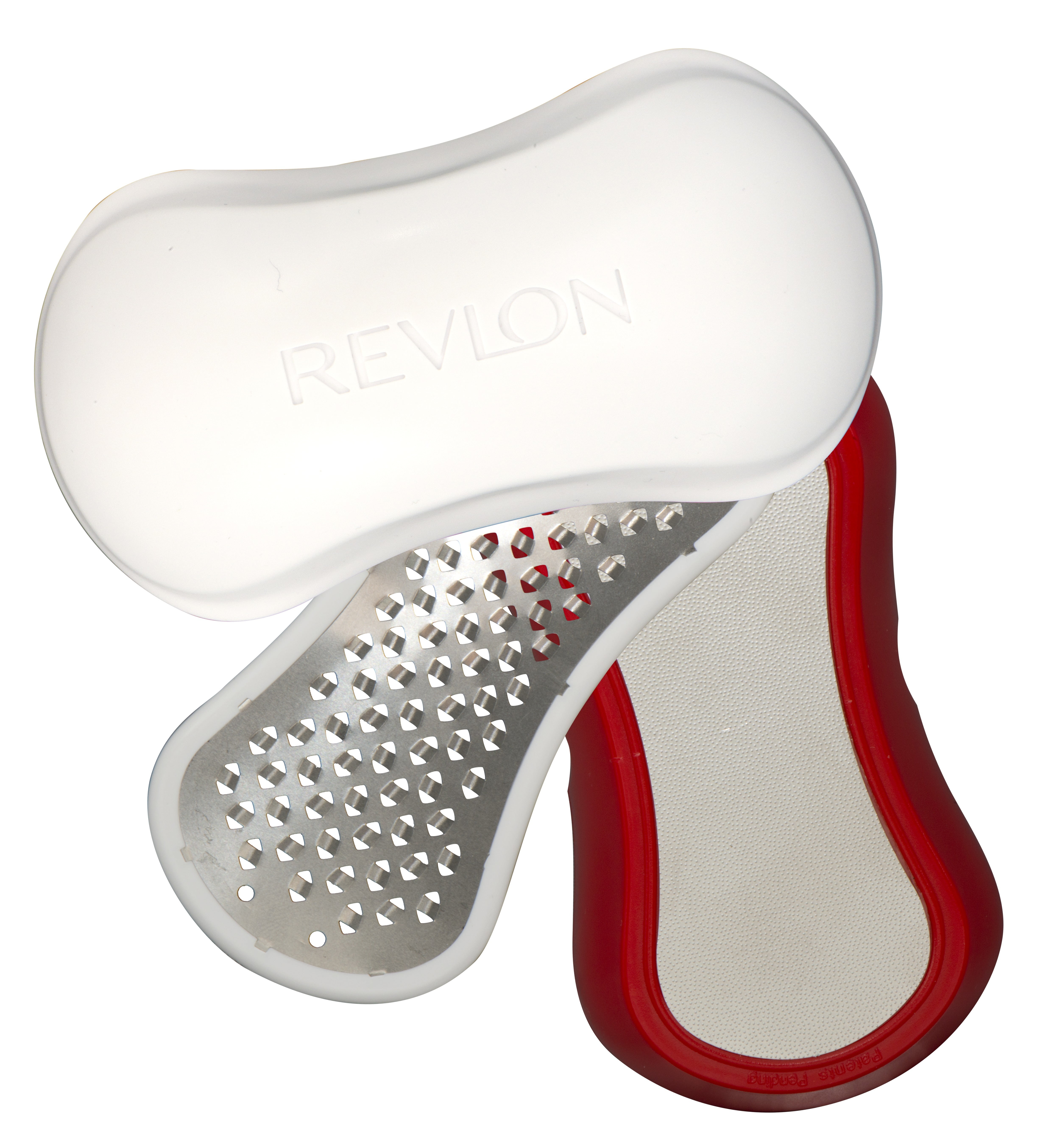 Revlon Pedi Expert, 3 pc Pedicure Kit includes Stainless Steel Dual Surface Exfoliator, Nail Clipper, and Nail File