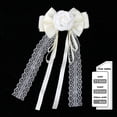 thumbnail image 3 of Camellia Flower Bow Brooch Pins Elegant Ribbon Bow Tie Brooch Pins Vintage Corsages Party Accessories, 3 of 4