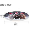 thumbnail image 4 of Christmas Horses Coasters Absorbent Moisture Non-Slip Drink Coaster Ceramic Stone with Cork Base Desktop Protection Prevent Furniture Damage 4PCS Home Decor, 4 of 6
