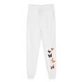 thumbnail image 2 of Fartey Sweatpants for Women with Pockets Soft Comfy Fleece Workout Joggers Fashion Butterfly Print Lounge Trousers Running Drawstring Sweatpant White L, 2 of 4