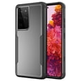 thumbnail image 2 of Galaxy S21 Ultra SM-G998 Case , [ Black + Black ] Shockproof Heavy Duty Armor Protective Phone Cases Hard Rugged Bumper Cover for Samsung Galaxy S21 Ultra SM-G998, 2 of 6