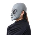 thumbnail image 3 of Máscara de terror alienígena para fiesta de Halloween, máscara de látex suave para Festival de fantasmas, tocado facial de simulación, 3 of 5