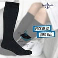 thumbnail image 2 of Yacht & Smith 28 Wholesale Men's Long Tube Socks, Cotton Sport Tube Socks Size 10-13, 2 of 7