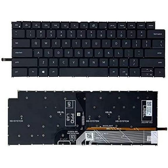 New US Black English Backlit Laptop Keyboard (Without palmrest) for Dell P145G P145G001 Light Backlight