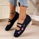 thumbnail image 4 of Amzcrzy Zapatos de mujer,Zapatos de mujer,Zapatillas de mujer, Zapatos de trabajo para mujer con suela plana y tejido transpirable para todas las estaciones Sandalias Mujer Zapatillas De Casa, 4 of 6