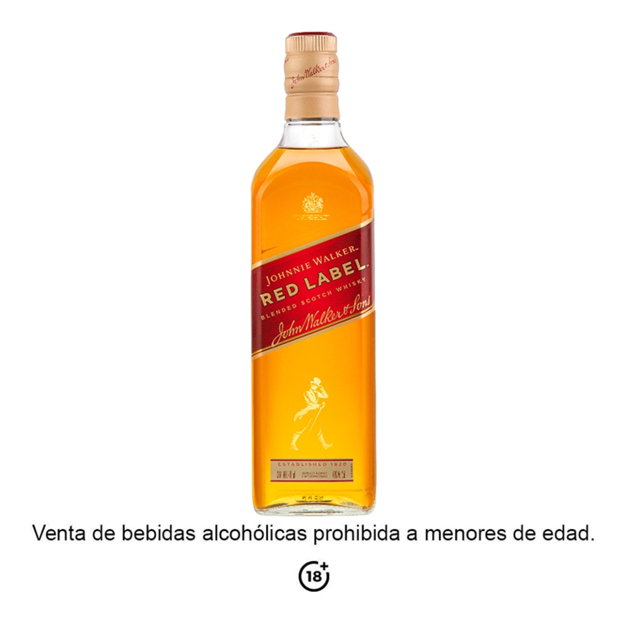 Whisky Johnnie Walker Red Label Blended Scotch 700 ml Walmart en