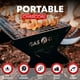 thumbnail image 3 of Parrilla de carbón portátil y plegable Gas One de 38 cm, 3 of 8