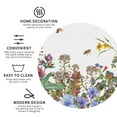 thumbnail image 4 of Bingfone Vintage Herbs And Wildflowers Leather Drinks Coasters With Set Of 6,Suitable For Home Kitchen,Coffee Cup Coasters Home Gift, 4 of 9