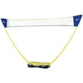 thumbnail image 2 of Babyroom Portable Badminton Net Set with Freestanding Base for Indoor Outdoor Court, Yellow & Blue, 2 of 6