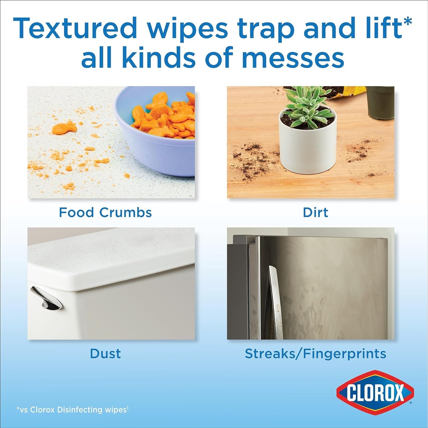 Clorox Multi-Purpose Paper Towel Wipes Lemon Verbena - Multipurpose - 3 Pack, 75 Each