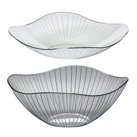 

Rosarivae 2pcs Portable Snack Plate Creative Food Serving Tray Snacks Plate Kitchen Supply