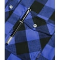 thumbnail image 3 of Geeksport Mens Shirts Button Down Regular Fit Long Sleeve Plaid Flannel Casual Shirts, 3 of 6