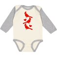thumbnail image 3 of Inktastic Cardinal Cute Bird Watching Boys or Girls Long Sleeve Baby Bodysuit, 3 of 5