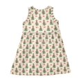 thumbnail image 3 of Girls Dress Tree Butterfly Sleeveless Dress for Girls Hem A-Line Casual Sundress, 3 of 7
