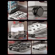 Adjustable Mobile CPU Stand Computer Tower Stand for Gamers and Students