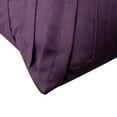 thumbnail image 3 of Funda de almohada morada, funda de almohada contemporánea, funda de cojín de 30 x 30 cm (12 x 12 pulgadas), fundas de almohada cuadradas de ante sintético, funda de almohada con pliegues, 3 of 5