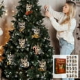 thumbnail image 4 of Double-Sided Cat Acrylic Advent Calendar 2025, 24-Piece Hanging Ornaments for Christmas Countdown, Holiday Home Display, 4 of 6