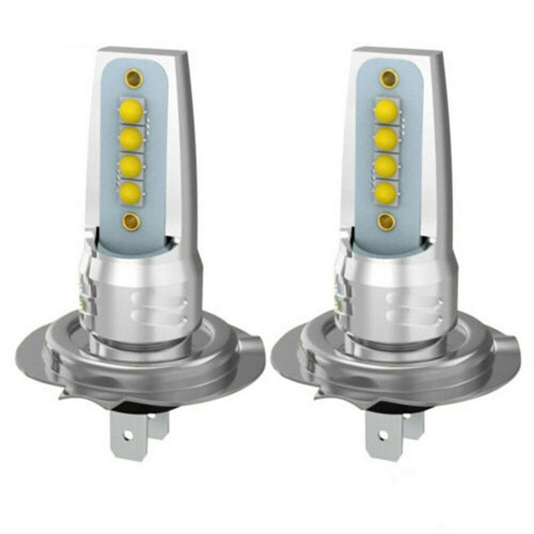 2Pcs/Set H7 12V 24V 110W IP68 6000K 24000LM Fog Bulbs Car LED Light  Headlight Conversion Globes Beam BLUE 