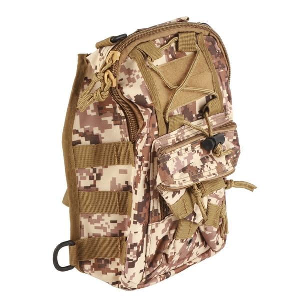 Bolso de camuflaje militar, bolso de pecho pequeño para hombre, bolso de hombro para ciclismo, características de vanguardia