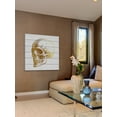 thumbnail image 3 of "Skull Gold" Painting Print on White Wood, 3 of 7
