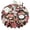 flowers-309, variant on Round Tablecloth 60 Inch Dia Washable Table Cover Wrinkle Resistant Dust Proof for Indoor Outdoor Dining