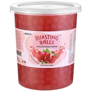 BREXONIC Bursting Boba Pearls Pomegranate Tapioca Pearls for Bubble Tea & Desserts, 2 Lbs