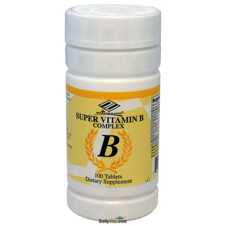 NuHealth vitamine B complexe, 100 comprimés