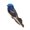 Blue, variant on AYYUFE Bird Figurine Realistic Garden Decoration Artwork Artificial Feathered Foam Bird for Courtyard