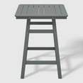 thumbnail image 6 of WestinTrends Outdoor 37" Counter Height HDPE Patio Square Bar Table, Gray, 6 of 7