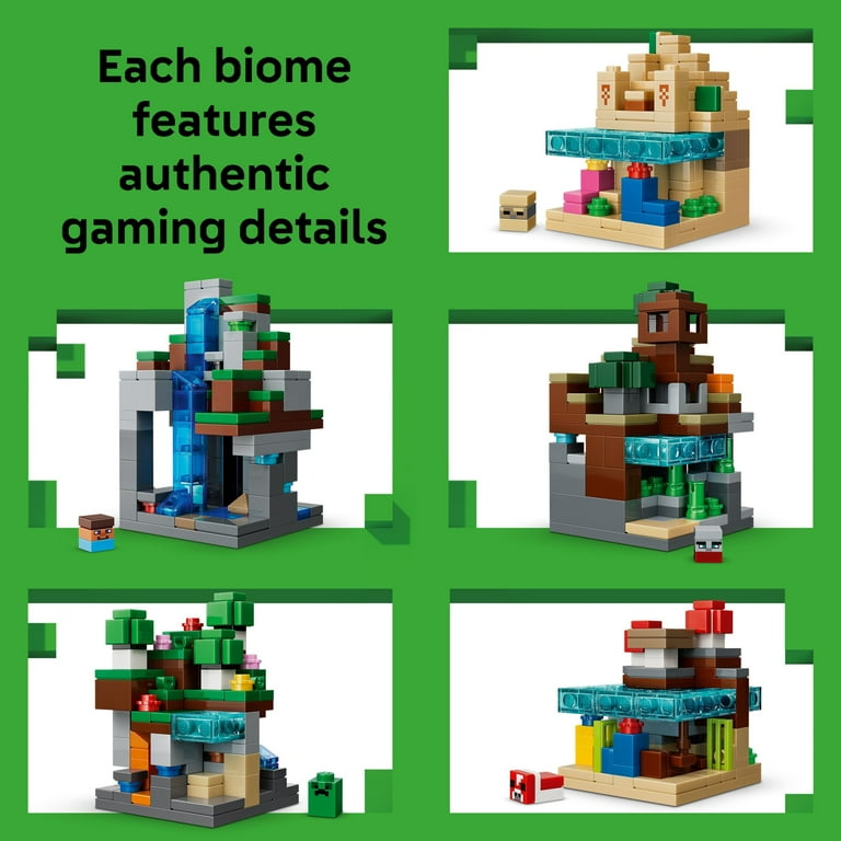 LEGO, Minecraft Mini Biomes Building Toy, 21589, 797 pieces