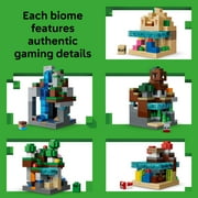 LEGO Minecraft Mini Biomes Building & Pretend Play Toy for Boys & Girls - Video Game Playset & Toy Figures for Preteens, Ages 12 + W/2 Minifigures & 3 Microfigures - Gift Idea for Birthdays - 21589