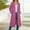 Pink, variant on Women's Fall Winter Hooded Casual Blazers Open Front Long Sleeve Suit Jackets with Pockets Slim Fit Outerwear