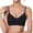 A12-Black, variant on Wdgfv Women's Front Closure Push Up Bra Plus Size Support Non Underwire Comfortable T Shirt Vest Black 48