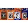 MLB 4 Different Licensed Trading Card Team Sets, Detroit Tigers