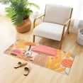 thumbnail image 4 of Mushrooms Luxury Kitchen Rug Non Slip Bathroom Plush Mat Shaggy Bedroom Carpet 39"x20", 4 of 6
