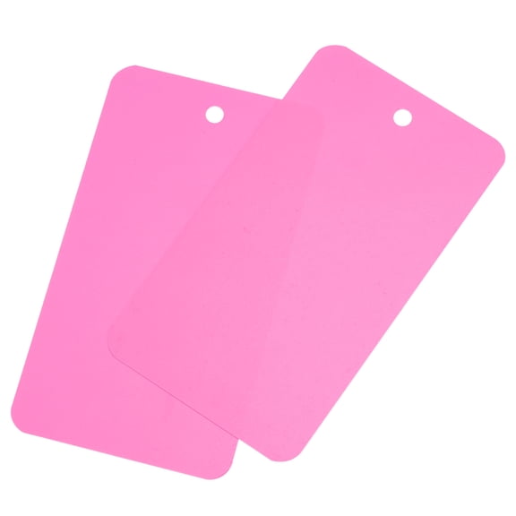 Uxcell Waterproof Wires Plastic Shipping Tags,1.97x3.54 Inch Pink 100Pcs