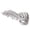 A002- Gray, variant on Dinosaur Mask Headgear, Green Skeleton, Neon Halloween Decorations, Soft Full-Body T-Rex Dinosaur Costume Accessory for Themed Parties, Plush