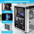 thumbnail image 4 of Máquina de helado comercial de 2000 W, máquina de helado de servicio duro de encimera de un solo sabor de 4,8-6,4 GAL/H, máquina de helado duro con limpieza automática y pantalla LED inteligente para, 4 of 5