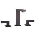 thumbnail image 2 of Fine Fixtures Square Bathroom Faucet, 8" Spread, Black, 2 of 6
