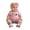 j-529Pink175, variant on HAYIMI Baby Girl Cartoon Cow Print Short Sleeve T Shirt And Leggings Toddler Summer Outfit Sets Breathable Clothes Sets