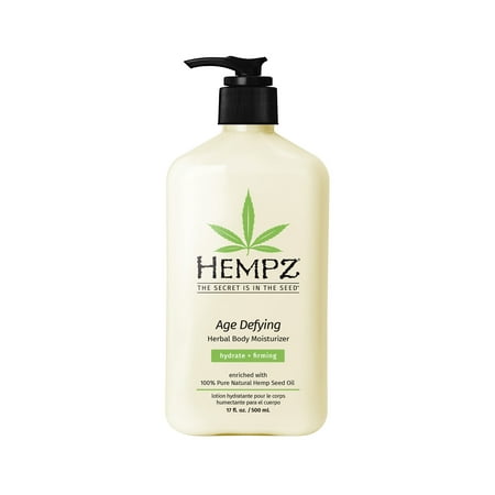 Hempz Age Defying Herbal Moisturizer Lotion for Dry Skin, 17 fl oz