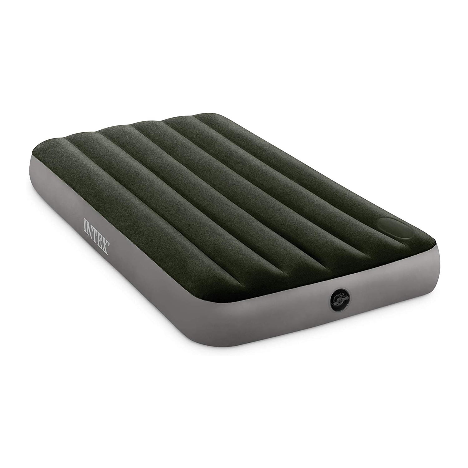 Intex Dura-Beam Standard Series Downy Airbed with Built-In Foot Pump, Full  Size