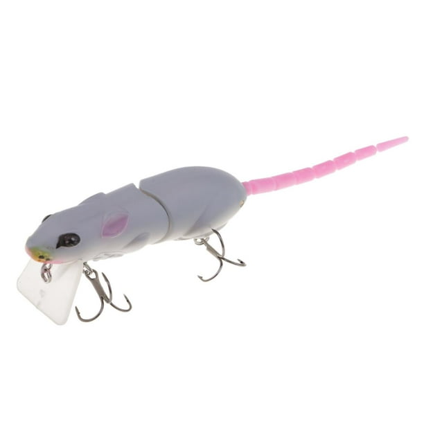 Mice Rat Lures,Mouse Lure Fishing Lures, Rat Lures for bass Fishing 3D  Eyes,Wagging Tail 6IN 1/2OZ Bass Fishing Lures,Fishing Lures for bass  Swimbaits Slow Sinking (2) : : Sports & Outdoors