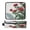 Red Roses on the Wall, variant on Hair Tool Organizer Bag with Heat Resistant Mat Removable Travel Storage Case for Hot Air Brushes Curling Irons Pink Rose Pattern