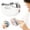 White, variant on Electric Nail Clippers for Thick Nails - Automatic Nail Trimmer with LED Light, USB Rechargeable, Nail File and Polisher, 3-Speed, Suitable for Adults, Adults, Adults, Seniors, Hom Makeup Organizers