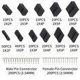 thumbnail image 2 of Conector Cable Adaptador FLhrweasw 620 Piezas para Placas Circuito Con Carcasa Clavija 2 54 Mm, 2 of 9