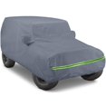 thumbnail image 1 of 6 Layers Covers Compatible for Jeep 2 Doors 1987-2020 Customer Fit Waterproof All Cotton Inside with Windproof Strap & Driver Door Zipper, 1 of 7