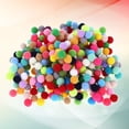 thumbnail image 4 of 100 piezas de pompones coloridos hechos a mano para bricolaje, bolas de pompón para jardín de infantes, bolas mullidas (3 cm, colores surtidos), 4 of 7