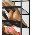 thumbnail image 2 of Whitmor 36 Pair Over-the-Door 12 Tier Closet Shoe Rack - Gunmetal Gray, 2 of 4